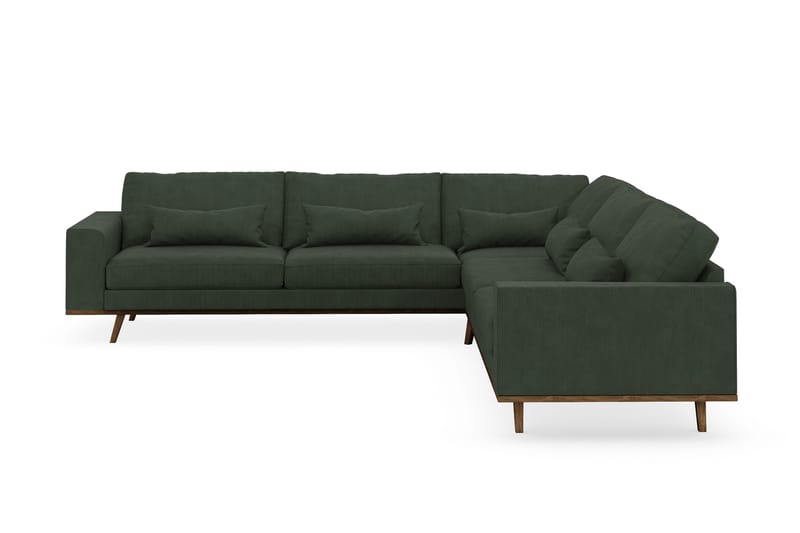 Copenhagen 6-sits L-formad Hörnsoffa i Manchester - Mörkgrön - Möbler - Soffa - Hörnsoffa