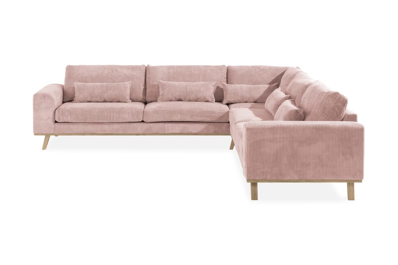 Copenhagen 6-sits L-formad Hörnsoffa i Manchester - Rosa - Möbler - Soffa - Hörnsoffa