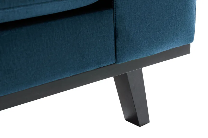 Copenhagen 6-sits L-formad Hörnsoffa i Sammet - Blå - Möbler - Soffa - Hörnsoffa