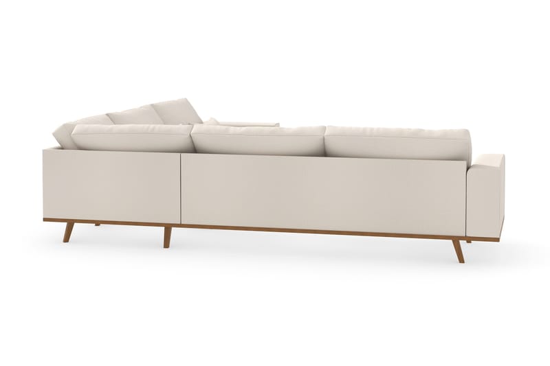 Copenhagen 6-sits L-formad Hörnsoffa i Tyg - Beige - Möbler - Soffa - Hörnsoffa