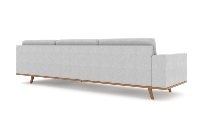 Copenhagen 6-sits L-formad Hörnsoffa i Tyg - Grå - Möbler - Soffa - Hörnsoffa