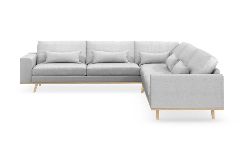 Copenhagen 6-sits L-formad Hörnsoffa i Tyg - Ljusgrå - Möbler - Soffa - Hörnsoffa