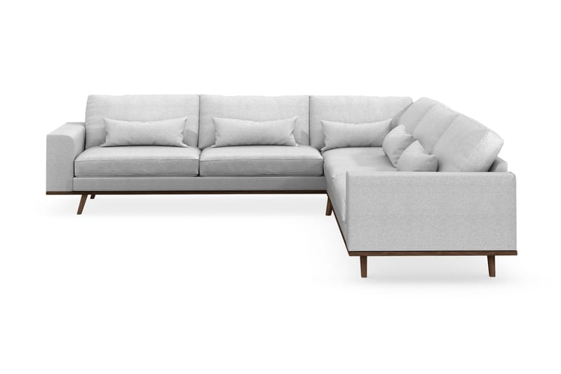 Copenhagen 6-sits L-formad Hörnsoffa i Tyg - Ljusgrå - Möbler - Soffa - Hörnsoffa