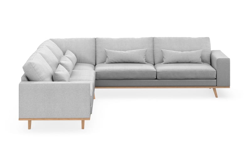 Copenhagen 6-sits L-formad Hörnsoffa i Tyg - Ljusgrå - Möbler - Soffa - Hörnsoffa