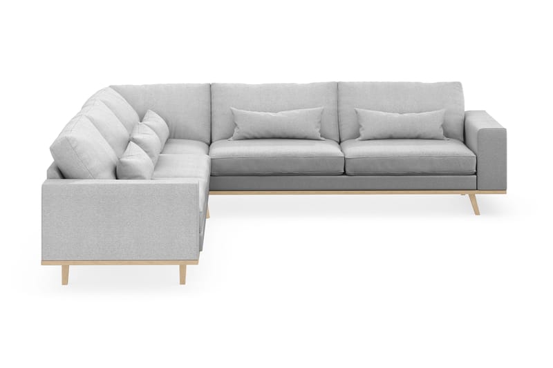 Copenhagen 6-sits L-formad Hörnsoffa i Tyg - Ljusgrå - Möbler - Soffa - Hörnsoffa