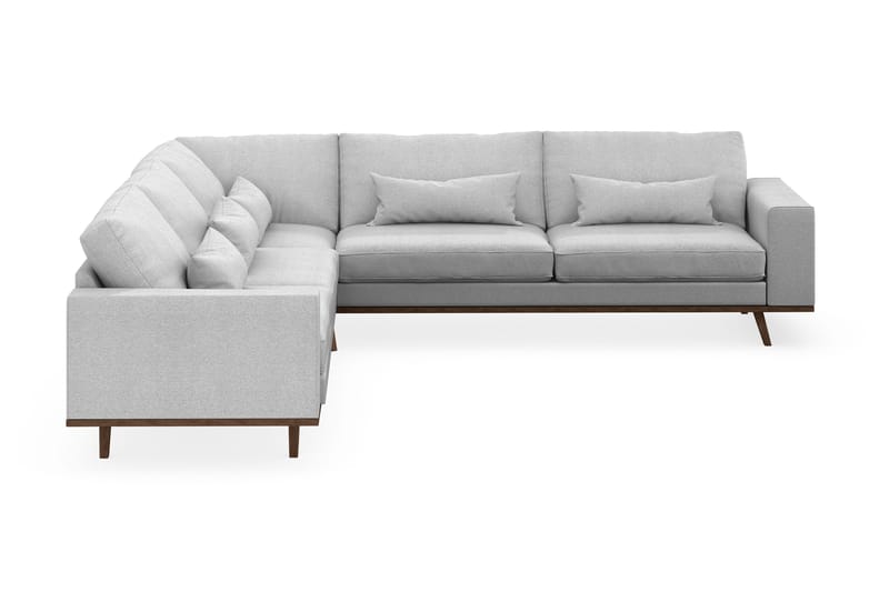 Copenhagen 6-sits L-formad Hörnsoffa i Tyg - Ljusgrå - Möbler - Soffa - Hörnsoffa