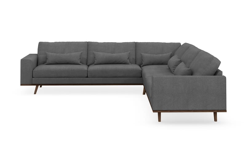 Copenhagen 6-sits L-formad Hörnsoffa i Tyg - Mörkgrå - Möbler - Soffa - Hörnsoffa