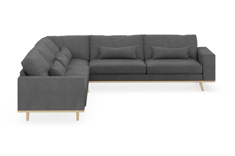 Copenhagen 6-sits L-formad Hörnsoffa i Tyg - Mörkgrå - Möbler - Soffa - Hörnsoffa