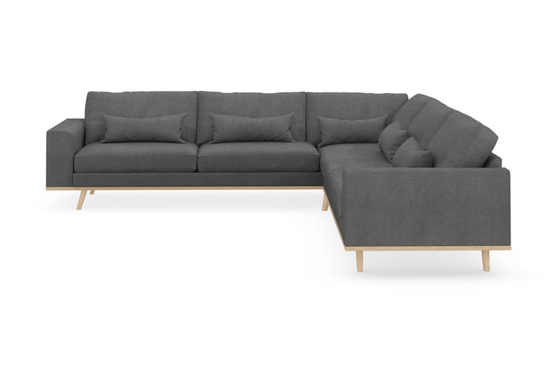 Copenhagen 6-sits L-formad Hörnsoffa i Tyg - Mörkgrå - Möbler - Soffa - Hörnsoffa