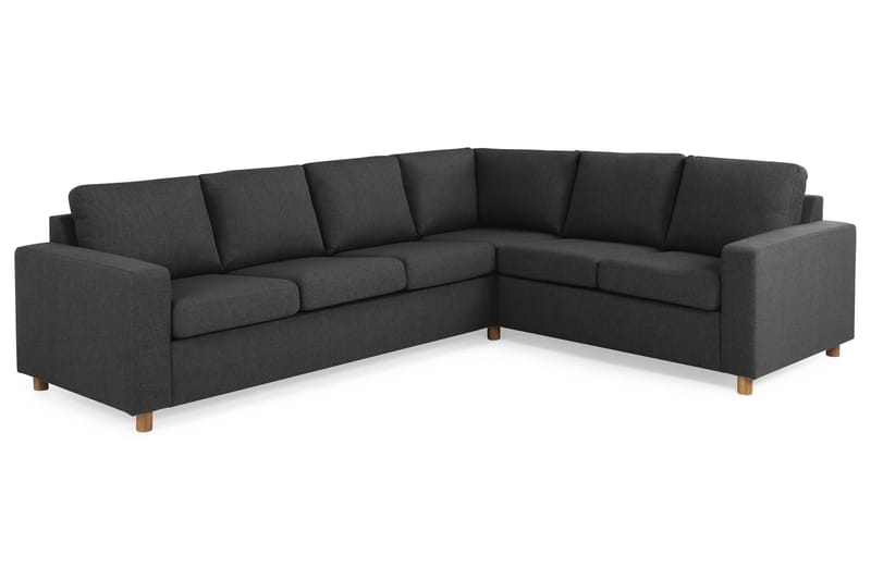 Crazy 5-sits Vändbar L-formad Large Hörnsoffa i Tyg - Antracit - Möbler - Soffa - Hörnsoffa