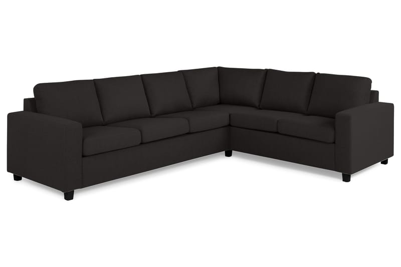 Crazy 5-sits Vändbar L-formad Large Hörnsoffa i Tyg - Antracit - Möbler - Soffa - Hörnsoffa