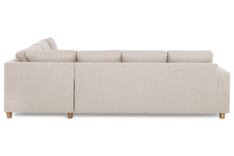 Crazy 5-sits Vändbar L-formad Large Hörnsoffa i Tyg - Beige - Möbler - Soffa - Hörnsoffa