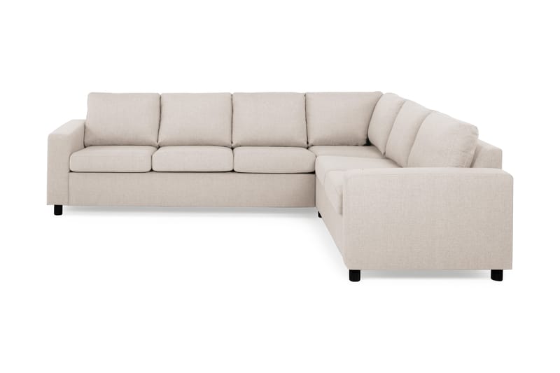 Crazy 5-sits Vändbar L-formad Large Hörnsoffa i Tyg - Beige - Möbler - Soffa - Hörnsoffa