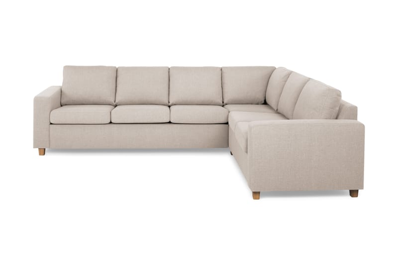 Crazy 5-sits Vändbar L-formad Large Hörnsoffa i Tyg - Beige - Möbler - Soffa - Hörnsoffa