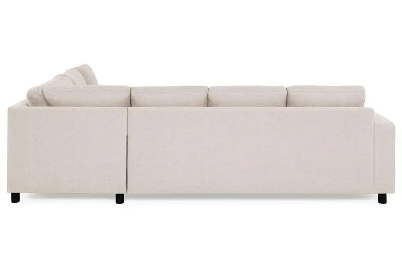 Crazy 5-sits Vändbar L-formad Large Hörnsoffa i Tyg - Beige - Möbler - Soffa - Hörnsoffa