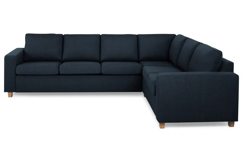 Crazy 5-sits Vändbar L-formad Large Hörnsoffa i Tyg - Blå - Möbler - Soffa - Hörnsoffa