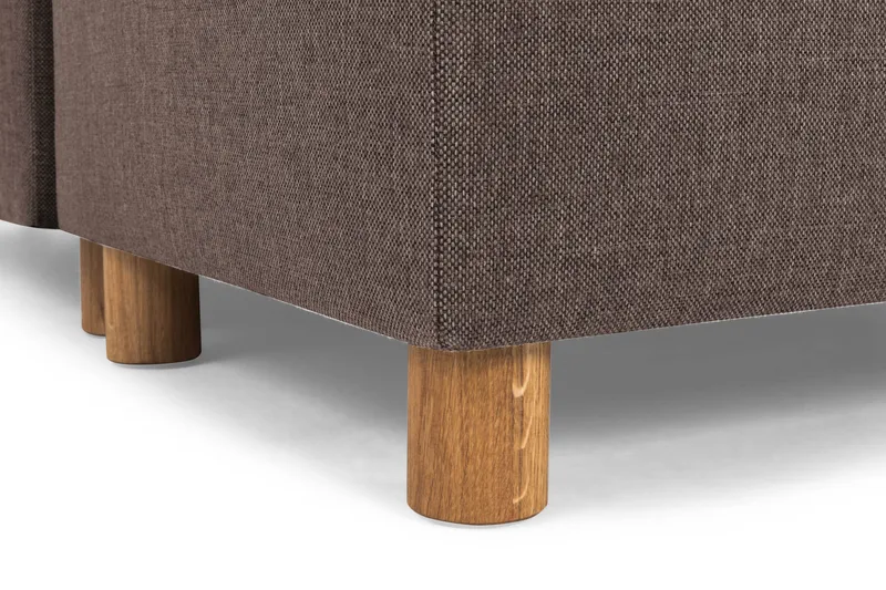 Crazy 5-sits Vändbar L-formad Large Hörnsoffa i Tyg - Brun - Möbler - Soffa - Hörnsoffa