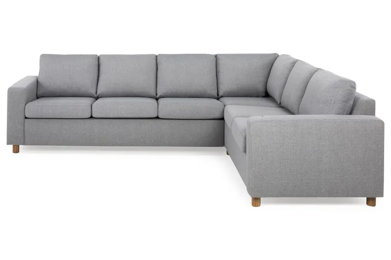 Crazy 5-sits Vändbar L-formad Large Hörnsoffa i Tyg - Grå - Möbler - Soffa - Hörnsoffa