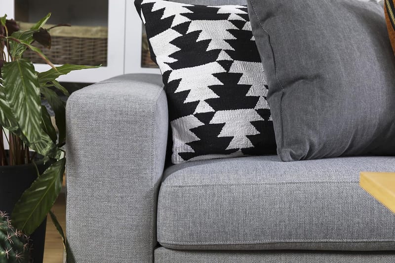 Crazy 5-sits Vändbar L-formad Large Hörnsoffa i Tyg - Grå - Möbler - Soffa - Hörnsoffa