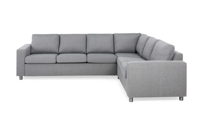 Crazy 5-sits Vändbar L-formad Large Hörnsoffa i Tyg - Grå - Möbler - Soffa - Hörnsoffa