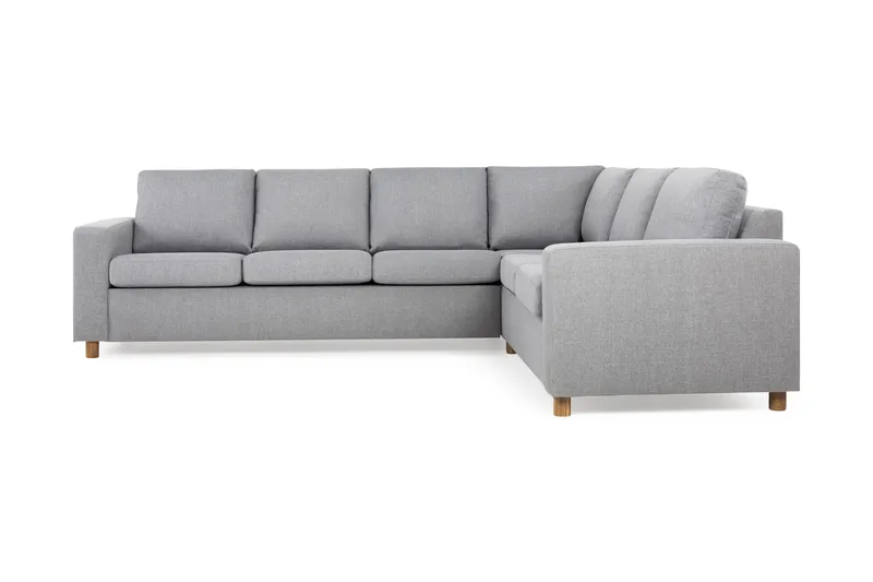 Crazy 5-sits Vändbar L-formad Large Hörnsoffa i Tyg - Grå - Möbler - Soffa - Hörnsoffa