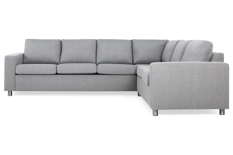 Crazy 5-sits Vändbar L-formad Large Hörnsoffa i Tyg - Grå - Möbler - Soffa - Hörnsoffa