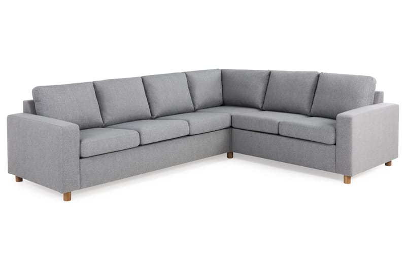 Crazy 5-sits Vändbar L-formad Large Hörnsoffa i Tyg - Grå - Möbler - Soffa - Hörnsoffa