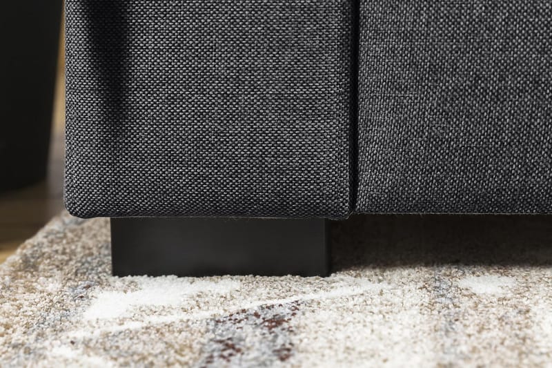 Crazy 5-sits Vändbar L-formad Large Hörnsoffa i Tyg - Mörkgrå - Möbler - Soffa - Hörnsoffa