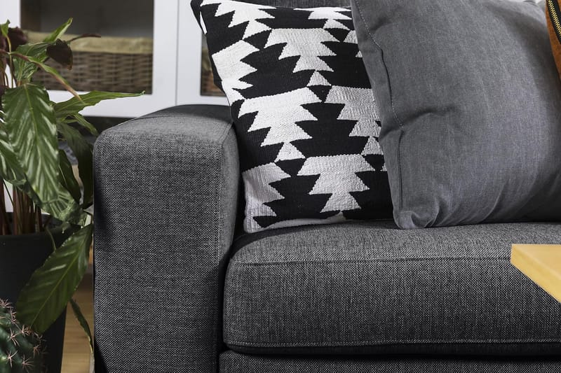 Crazy 5-sits Vändbar L-formad Large Hörnsoffa i Tyg - Mörkgrå - Möbler - Soffa - Hörnsoffa