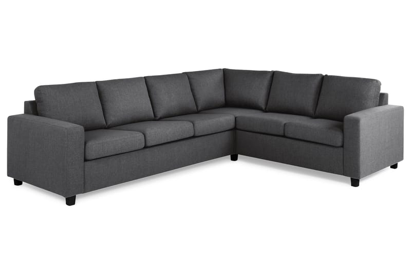 Crazy 5-sits Vändbar L-formad Large Hörnsoffa i Tyg - Mörkgrå - Möbler - Soffa - Hörnsoffa