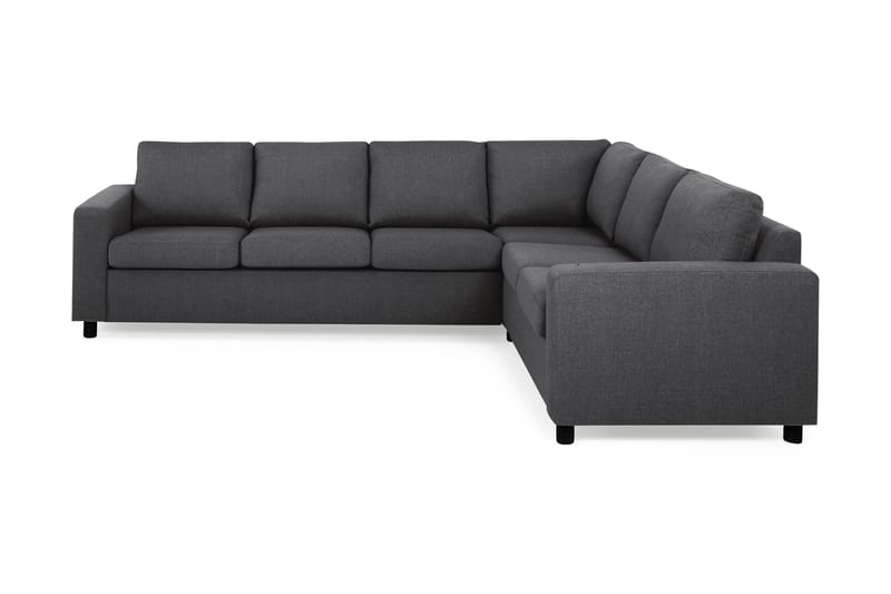 Crazy 5-sits Vändbar L-formad Large Hörnsoffa i Tyg - Mörkgrå - Möbler - Soffa - Hörnsoffa