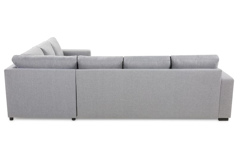 Crazy 5-sits Vänstervänd U-formad Hörnsoffa med divan i Tyg - Grå - Möbler - Soffa - Hörnsoffa - Hörnsoffa med divan