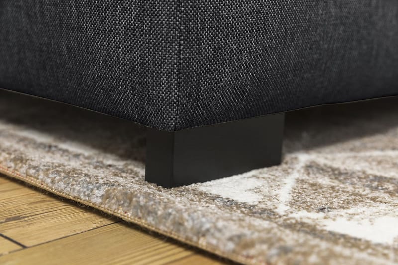 Crazy 5-sits Vänstervänd U-formad Hörnsoffa med divan i Tyg - Mörkgrå - Möbler - Soffa - Hörnsoffa - Hörnsoffa med divan