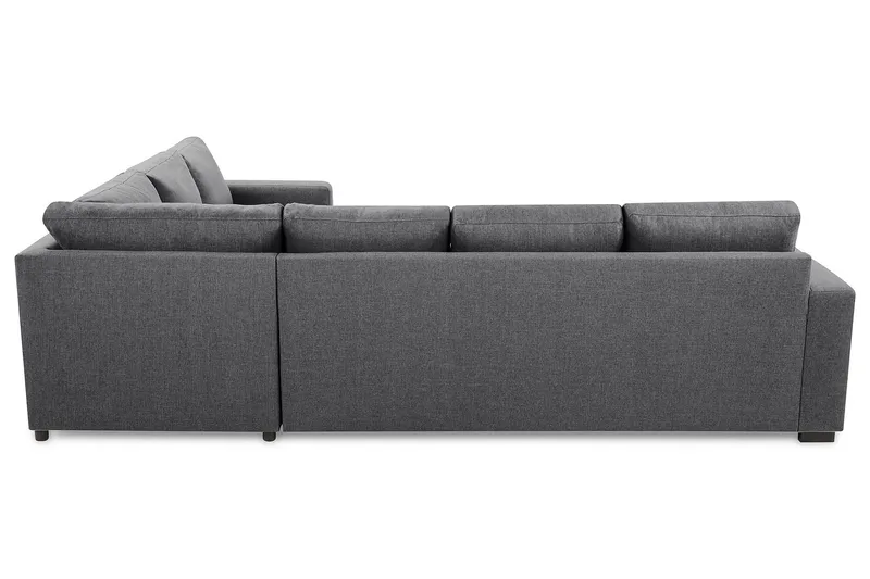 Crazy 5-sits Vänstervänd U-formad Hörnsoffa med divan i Tyg - Mörkgrå - Möbler - Soffa - Hörnsoffa - Hörnsoffa med divan