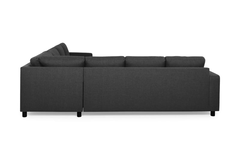 Crazy 6-sits Vändbar L-formad X-Large Hörnsoffa i Tyg - Antracit - Möbler - Soffa - Hörnsoffa