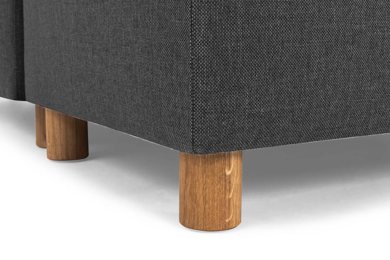 Crazy 6-sits Vändbar L-formad X-Large Hörnsoffa i Tyg - Antracit - Möbler - Soffa - Hörnsoffa