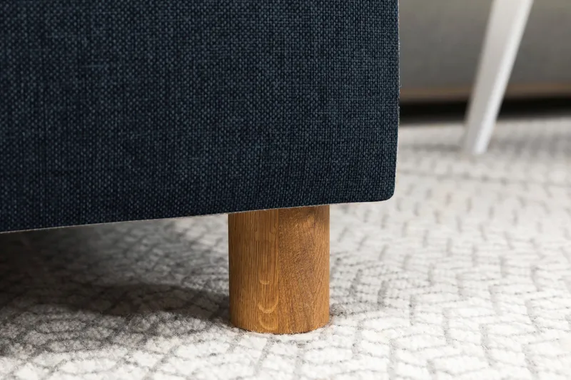 Crazy 6-sits Vändbar L-formad X-Large Hörnsoffa i Tyg - Blå - Möbler - Soffa - Hörnsoffa