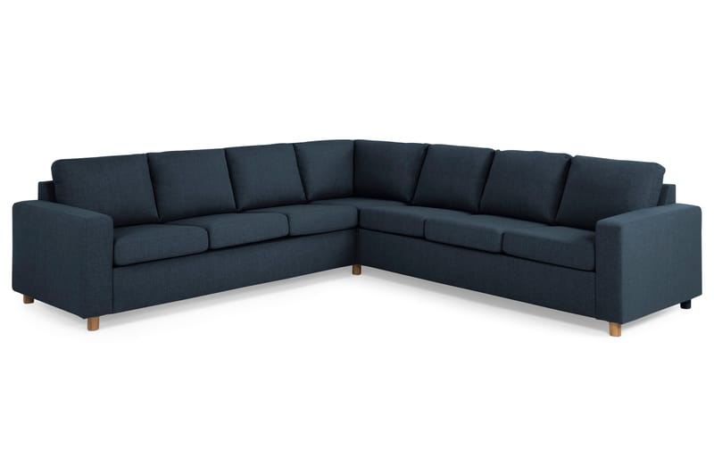 Crazy 6-sits Vändbar L-formad X-Large Hörnsoffa i Tyg - Blå - Möbler - Soffa - Hörnsoffa