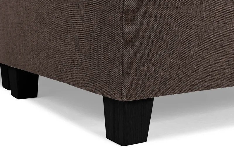 Crazy 6-sits Vändbar L-formad X-Large Hörnsoffa i Tyg - Brun - Möbler - Soffa - Hörnsoffa