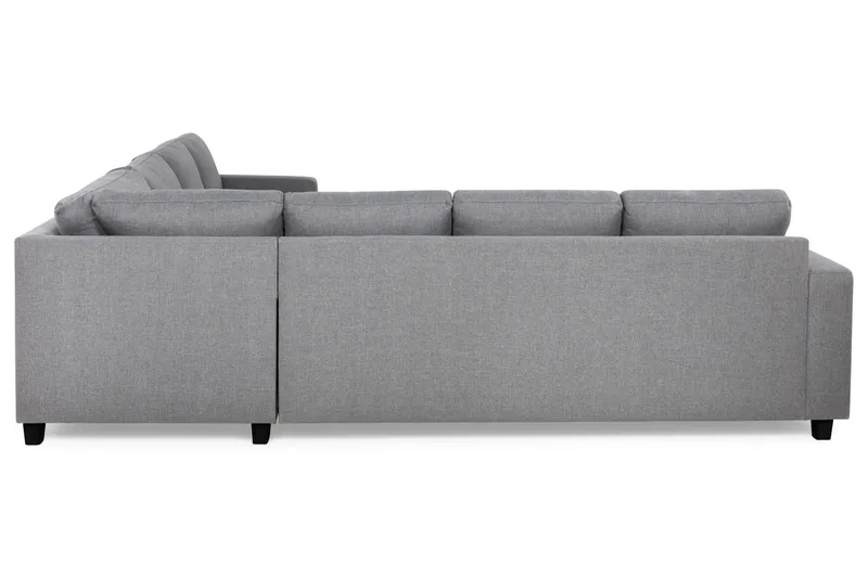 Crazy 6-sits Vändbar L-formad X-Large Hörnsoffa i Tyg - Grå - Möbler - Soffa - Hörnsoffa