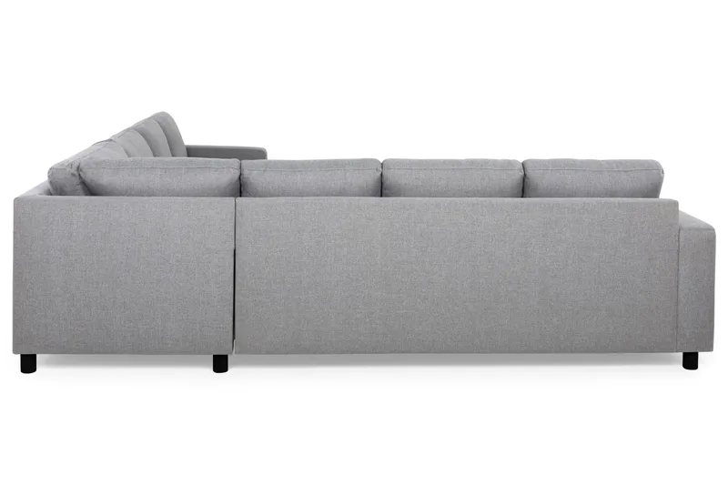 Crazy 6-sits Vändbar L-formad X-Large Hörnsoffa i Tyg - Grå - Möbler - Soffa - Hörnsoffa