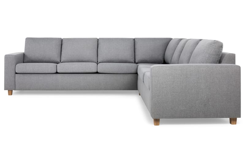 Crazy 6-sits Vändbar L-formad X-Large Hörnsoffa i Tyg - Grå - Möbler - Soffa - Hörnsoffa