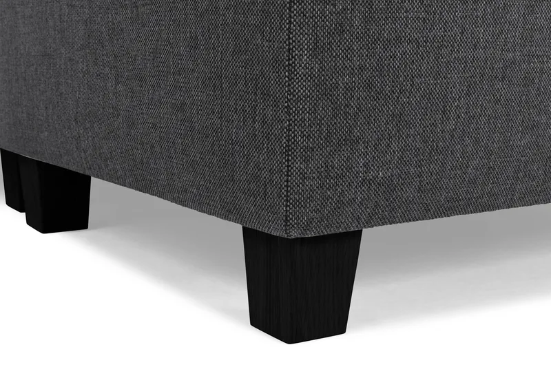 Crazy 6-sits Vändbar L-formad X-Large Hörnsoffa i Tyg - Mörkgrå - Möbler - Soffa - Hörnsoffa