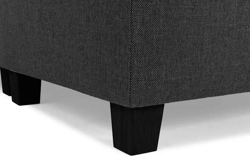 Crazy 6-sits Vänstervänd U-formad Large Hörnsoffa med divan i Tyg - Antracit - Möbler - Soffa - Hörnsoffa - Hörnsoffa med divan