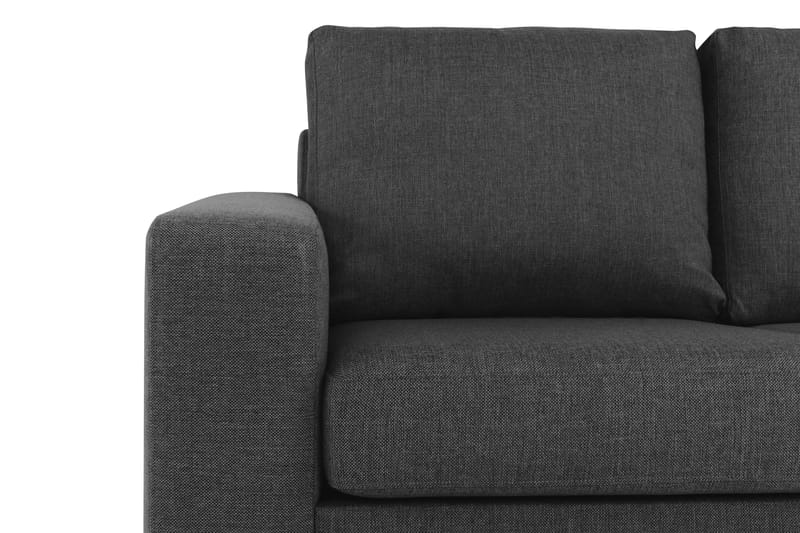 Crazy 6-sits Vänstervänd U-formad Large Hörnsoffa med divan i Tyg - Antracit - Möbler - Soffa - Hörnsoffa - Hörnsoffa med divan