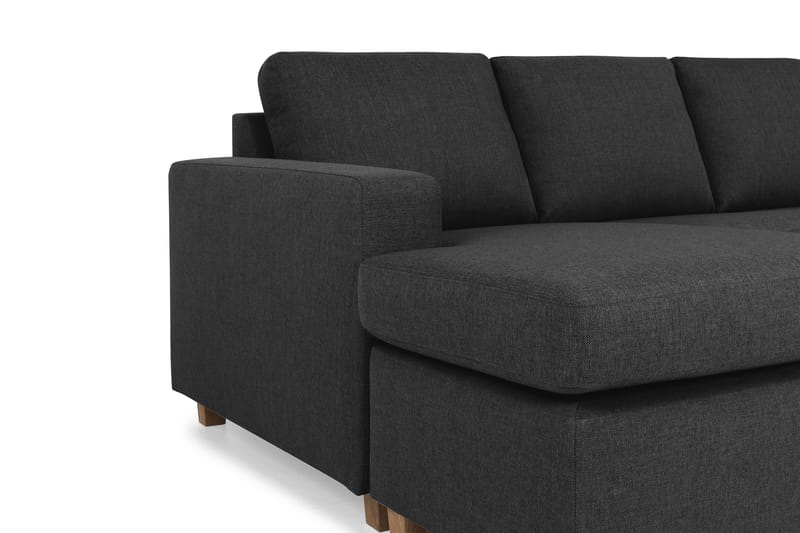 Crazy 6-sits Vänstervänd U-formad Large Hörnsoffa med divan i Tyg - Antracit - Möbler - Soffa - Hörnsoffa - Hörnsoffa med divan