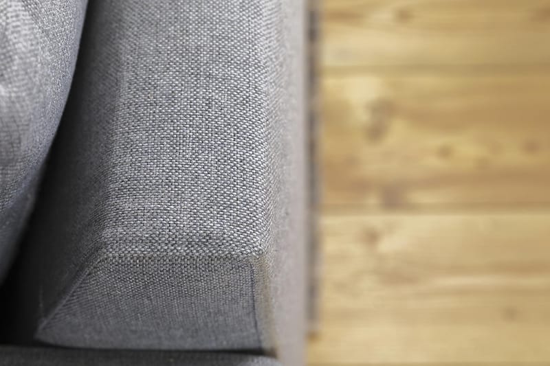 Crazy 6-sits Vänstervänd U-formad Large Hörnsoffa med divan i Tyg - Grå - Möbler - Soffa - Hörnsoffa - Hörnsoffa med divan