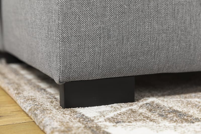 Crazy 6-sits Vänstervänd U-formad Large Hörnsoffa med divan i Tyg - Grå - Möbler - Soffa - Hörnsoffa - Hörnsoffa med divan