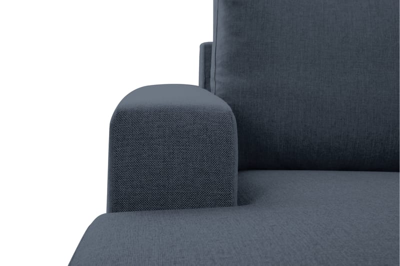 Crazy 6-sits Vänstervänd U-formad X-Large Hörnsoffa med divan i Tyg - Blå - Möbler - Soffa - Hörnsoffa - Hörnsoffa med divan