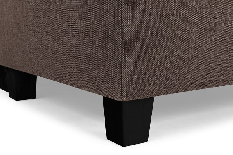 Crazy 6-sits Vänstervänd U-formad X-Large Hörnsoffa med divan i Tyg - Brun - Möbler - Soffa - Hörnsoffa - Hörnsoffa med divan